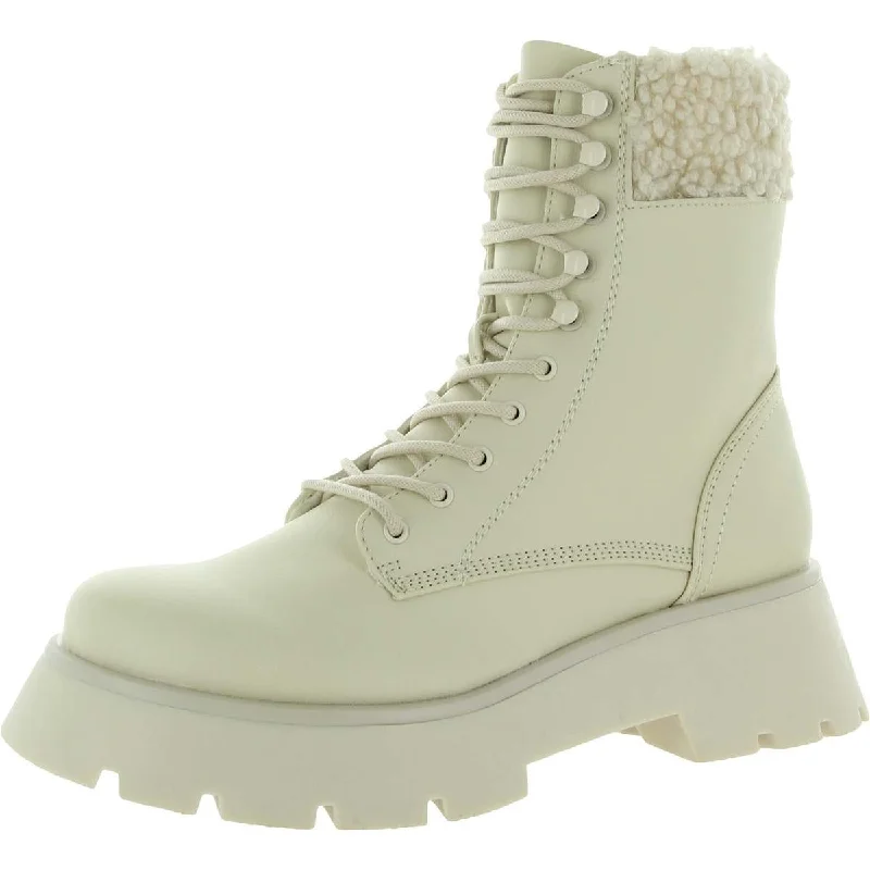 Weekend Exclusive Circus by Sam Edelman Womens Larsa Faux Fur Lined Lug Sole Mid-Calf Boots