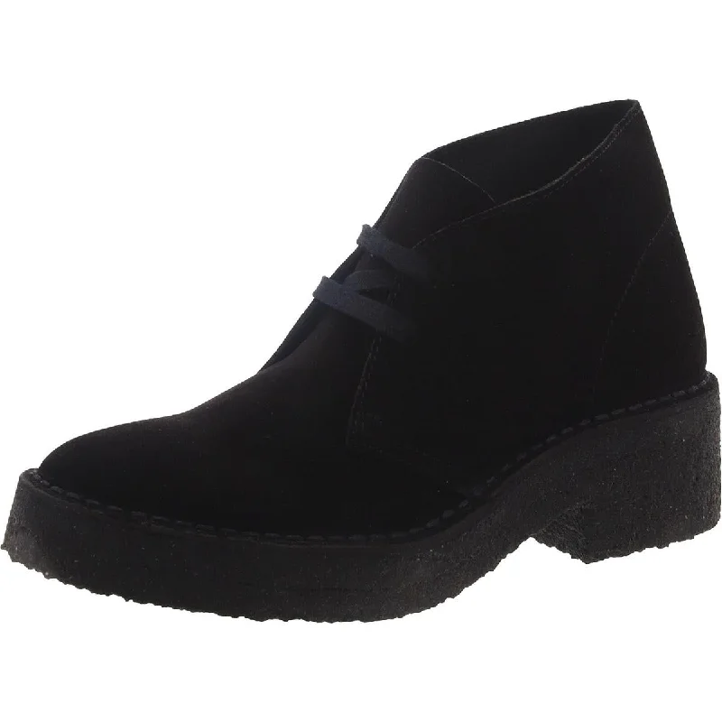 Limited Styles Clarks Womens Arisa Desert Suede Lace Up Ankle Boots