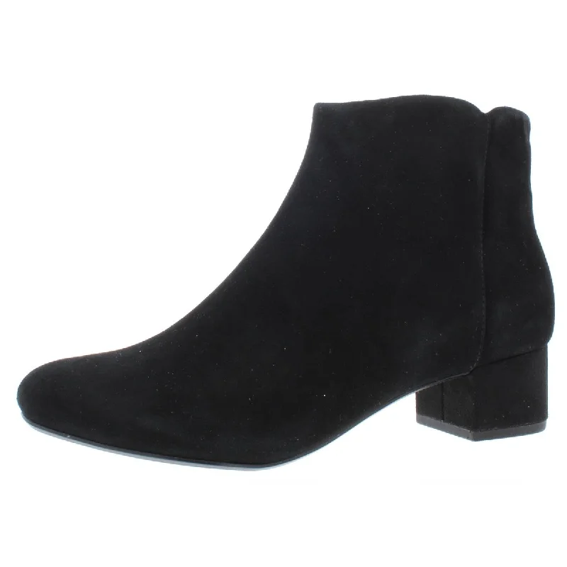 Chic Breathable Shoes Clarks Womens Chartli Lilac Suede Solid Ankle Boots