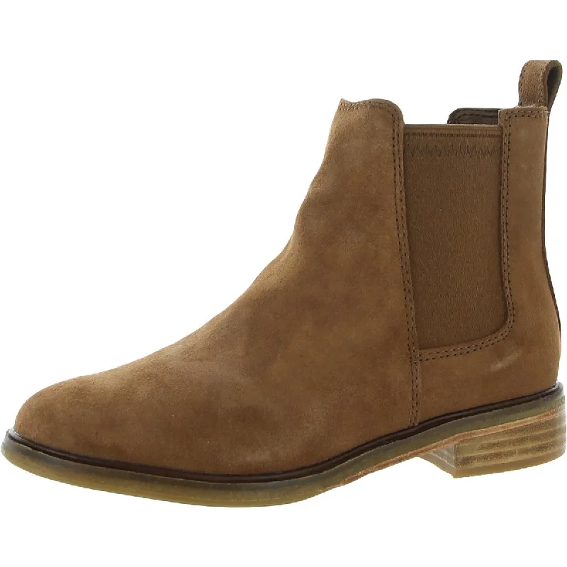 Vintage Style Deals Clarks Womens Clarkdale Arlo Suede Pull On Chelsea Boots