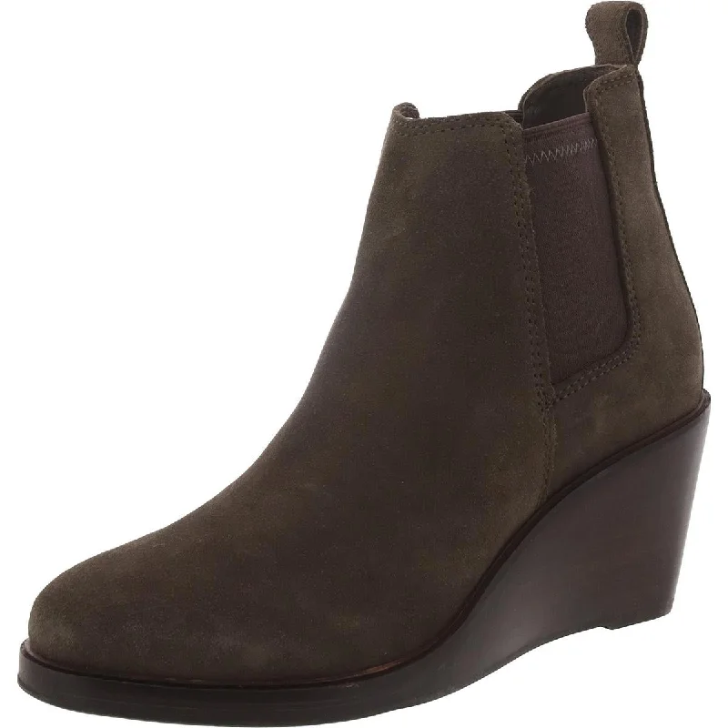 Holiday Discount Clarks Womens CLARKDALE2 TOP Suede Bootie Chelsea Boots