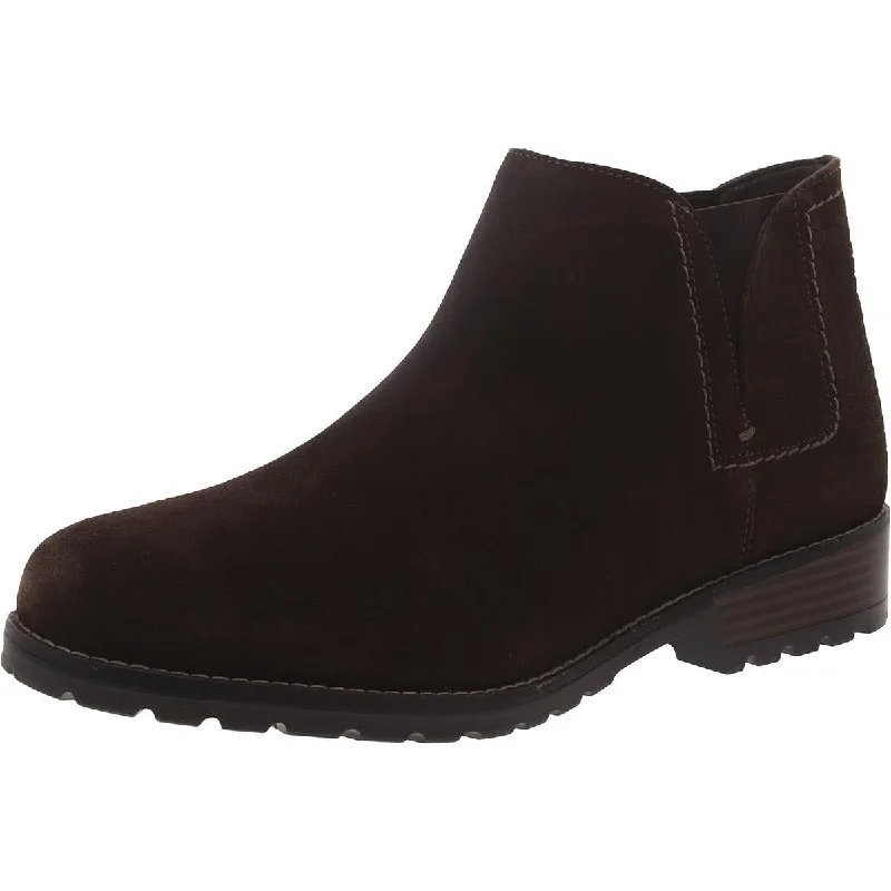 Summer Fashion Clarks Womens Clarkwell Demi Suede Slip On Booties
