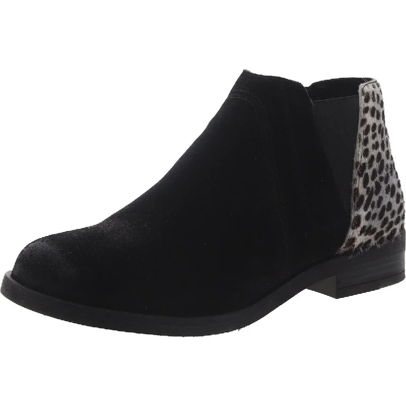 Season Sale Clarks Womens Demi2 Beat Mixed Media Block Heel Ankle Boots