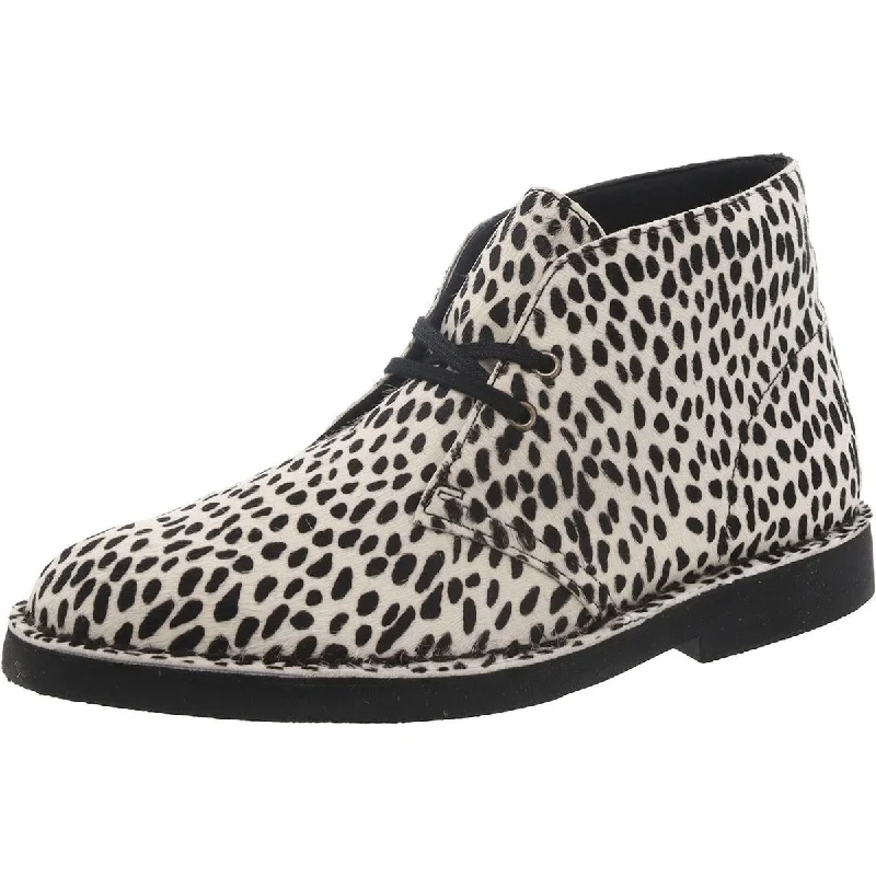 Cool Prices Clarks Womens DESERT BOOT 2 Calf Hair Lace up Ankle Boots