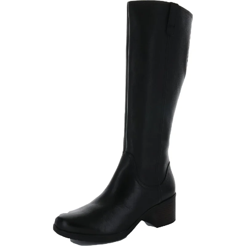 Slip-Resistant Shoes Discount Clarks Womens Hollis Moon Leather Tall Knee-High Boots Slip-Resistant Shoes Discount Clarks Womens Hollis Moon Leather Tall Knee-High Boots