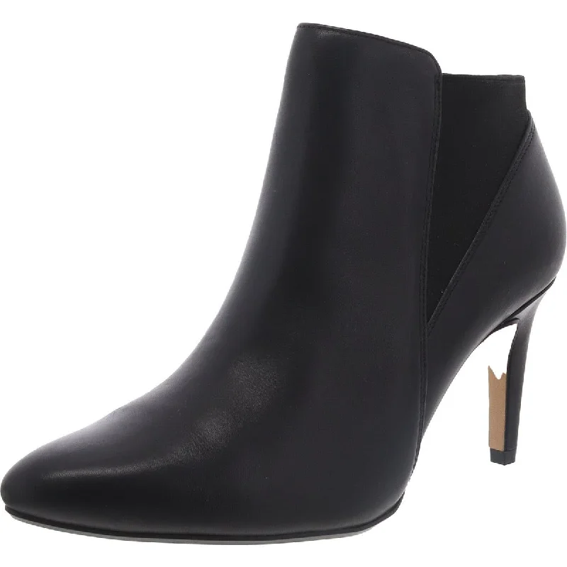 Shop Sales Clarks Womens Laina Violet Leather Almond Toe Ankle Boots