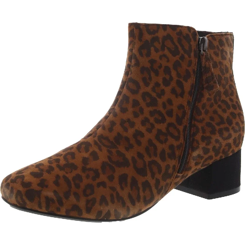 Flash Sales Clarks Womens Marilyn Beth Suede Block Heel Ankle Boots
