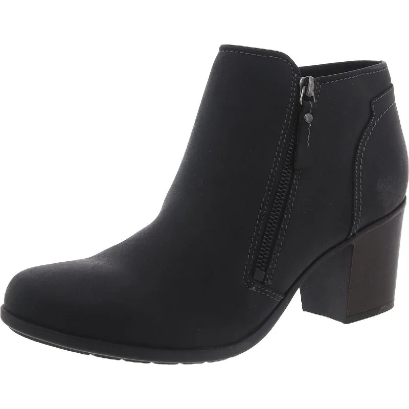 Stylish Savings Clarks Womens Padded Insole Block Heel Ankle Boots