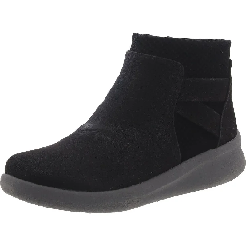 Flash Sale Or Flash Sales Clarks Womens SILLIAN2.0 HI Crossed straps Side zipper Ankle Boots