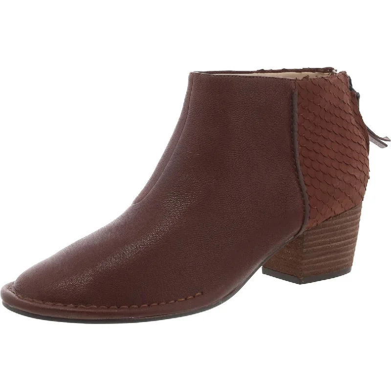 Statement Boots Offers Clarks Womens Spiced Ruby Leather Textured Ankle Boots