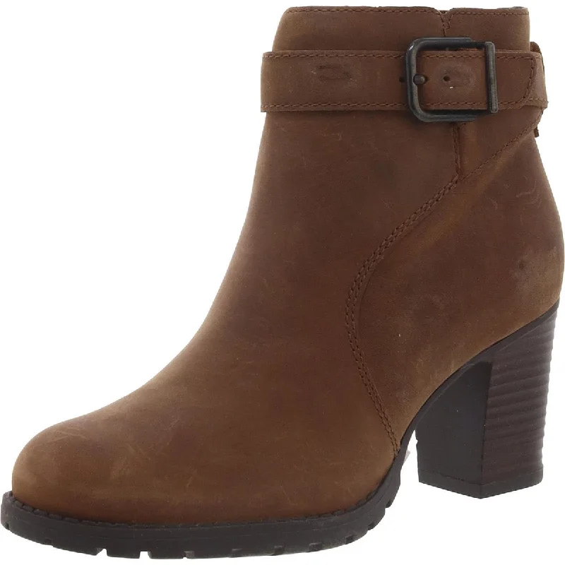 Fashionista Sale Clarks Womens Verona Lark Leather Zip Up Ankle Boots