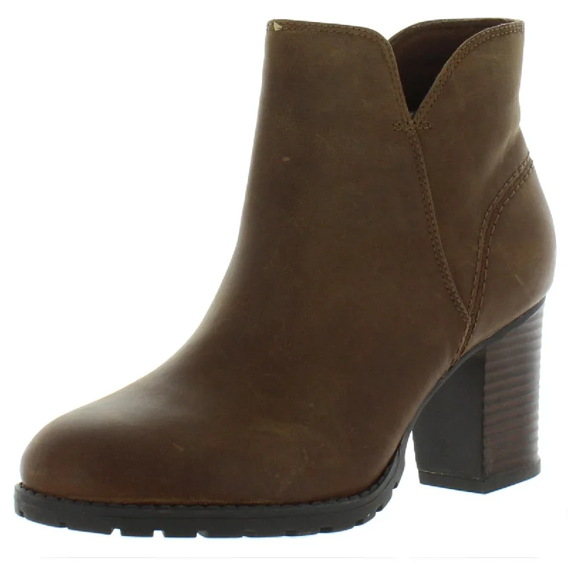 Durable Walking Shoes Sale Clarks Womens Verona Trish Leather Round Toe Ankle Boots