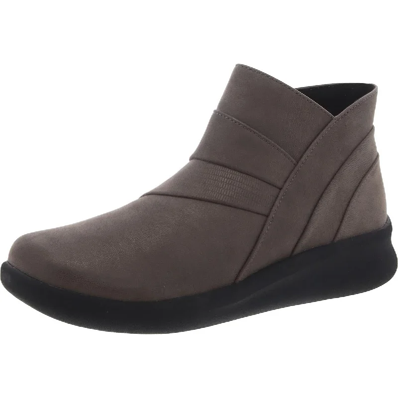 Ultra-Light Footwear Sale Cloudsteppers by Clarks Womens Sillian 2.0 Rise Faux Suede Zip Up Ankle Boots Ultra-Light Footwear Sale Cloudsteppers by Clarks Womens Sillian 2.0 Rise Faux Suede Zip Up Ankle Boots