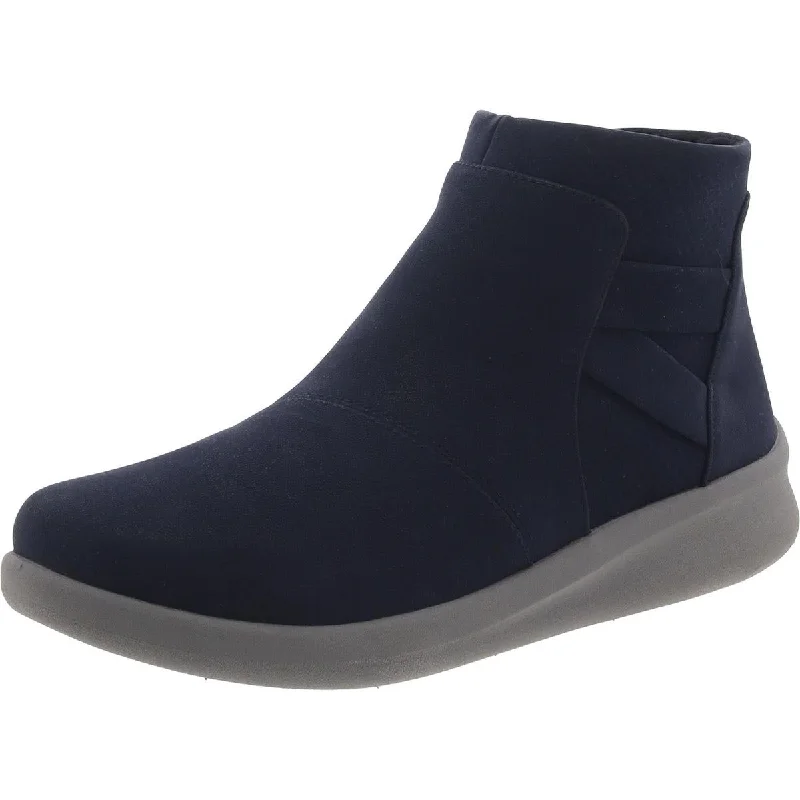 Fashionable Casual Shoes Sale Cloudsteppers by Clarks Womens Sillian2.0 Hi Faux Suede Ankle Boots