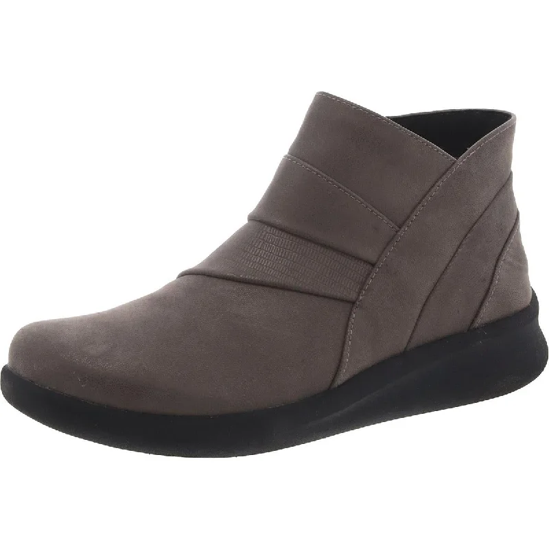Fashionista Favorites Cloudsteppers by Clarks Womens Sillian2.0 Rise Faux Suede Wedge Ankle Boots