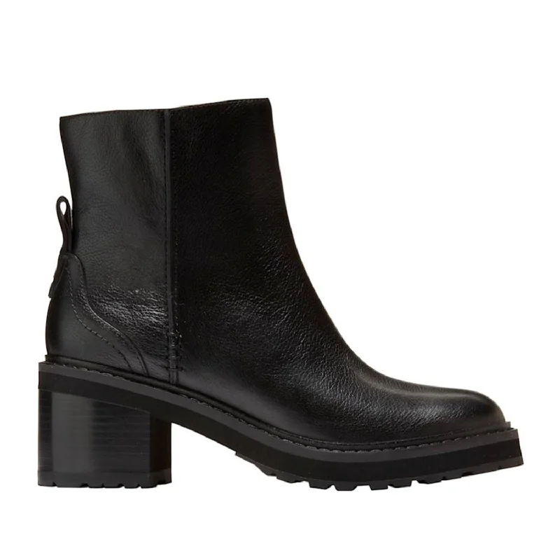 Durable Fashion Picks Cole Haan Women's Gillian Lug Bootie in Black