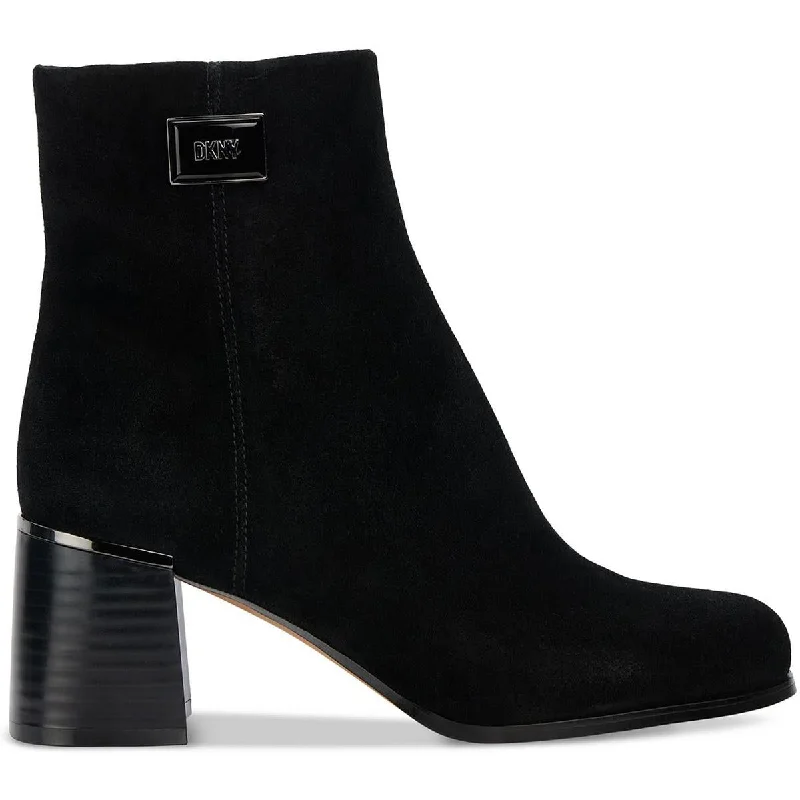 Vintage-Inspired Shoes Deal DKNY Womens Ranya Block Heel Square Toe Ankle Boots