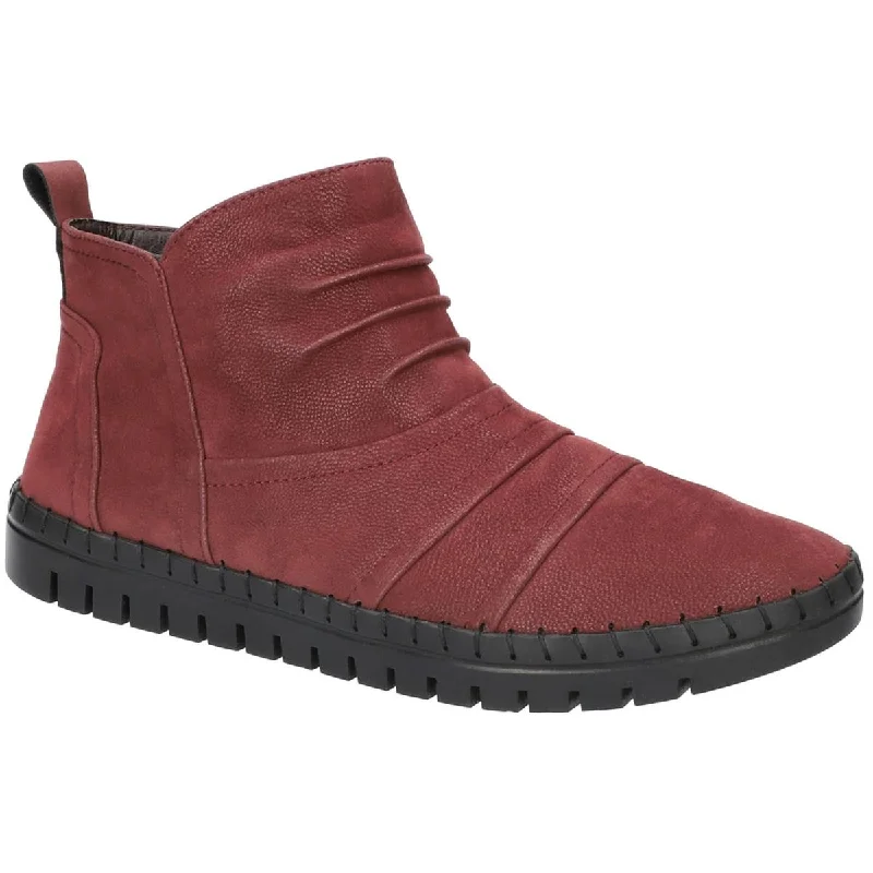 Seasonal Fashion Easy Street Womens Dublin Faux Suede Ankle Booties