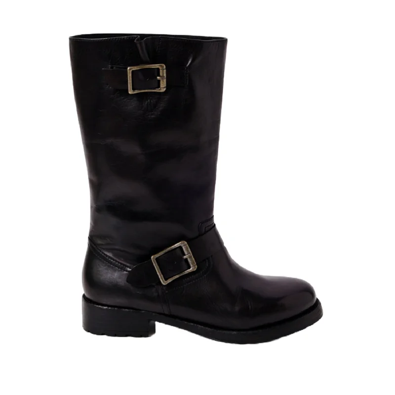 Comfortable Slip-On Shoes Free People Women's Ride or Die Engineer Boot in Black