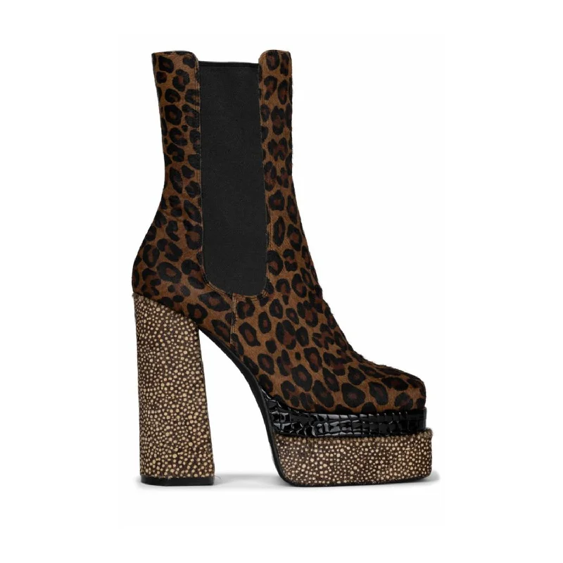 Stylish Basics Jeffrey Campbell  Women's Dance_Q_F Animal Print M