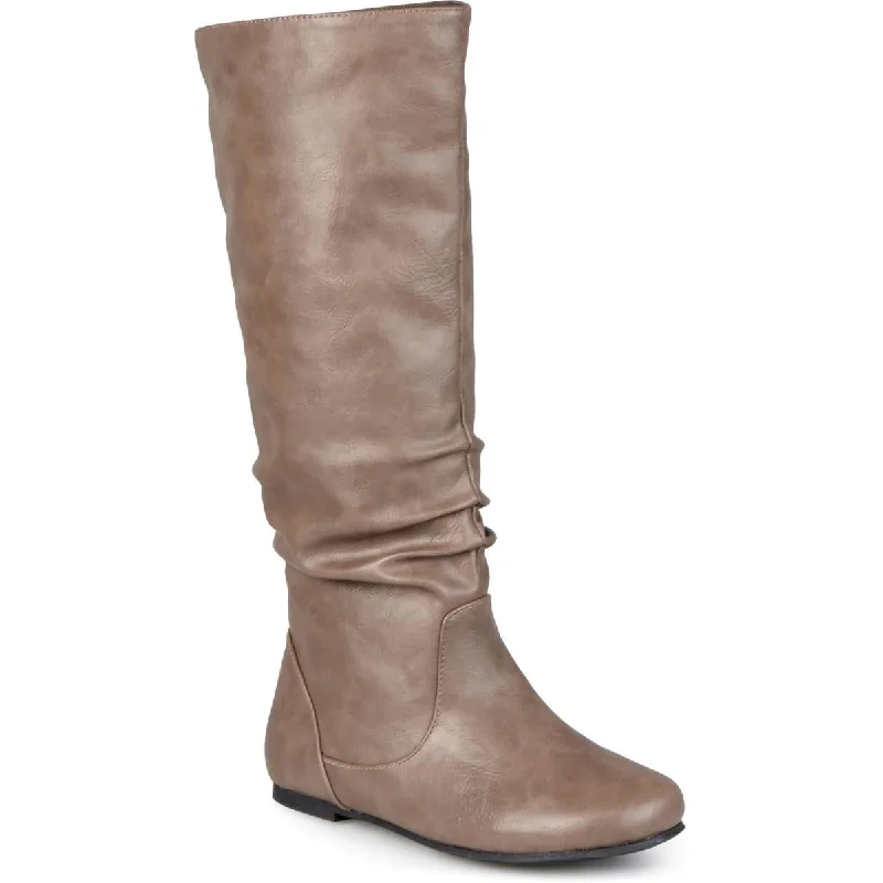 Sustainable Footwear Sale Journee Collection Womens Jayne Faux Leather Slouchy Knee-High Boots Sustainable Footwear Sale Journee Collection Womens Jayne Faux Leather Slouchy Knee-High Boots
