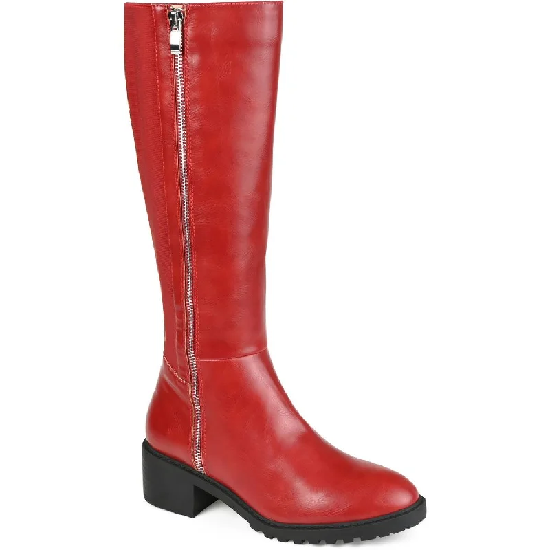 All-Season Shoes Deal Journee Collection Womens Morgaan Faux Leather Almond Toe Knee-High Boots All-Season Shoes Deal Journee Collection Womens Morgaan Faux Leather Almond Toe Knee-High Boots