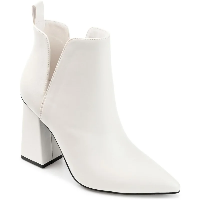 Fashion Sale Journee Collection Womens Neima Pointed Toe Block Heel Mid-Calf Boots