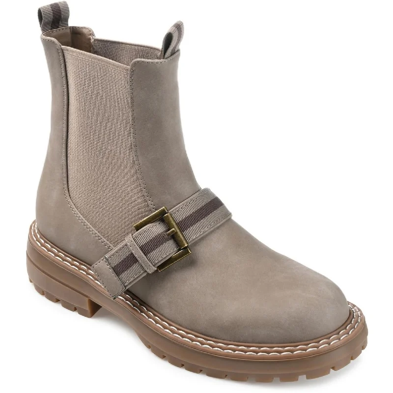 Chic Style, Always In Vogue Journee Collection Womens Rilie Ankle Faux Leather Mid-Calf Boots