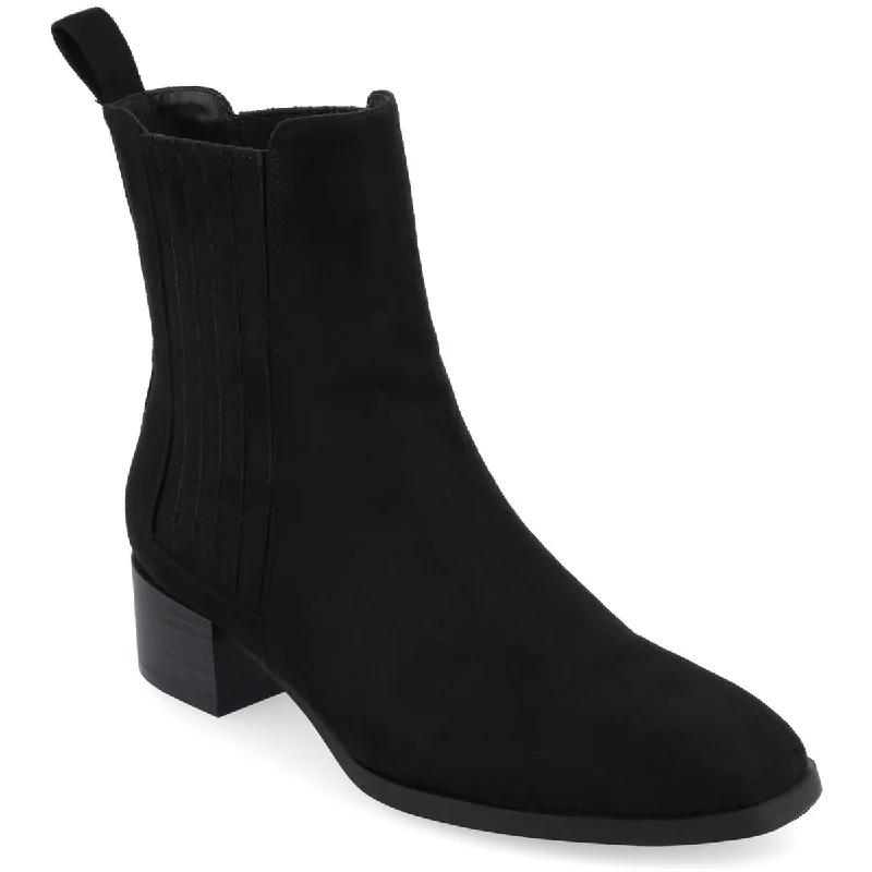 High-End Casual Shoes Journee Collection Womens wrenley Faux Suede Stretch Booties