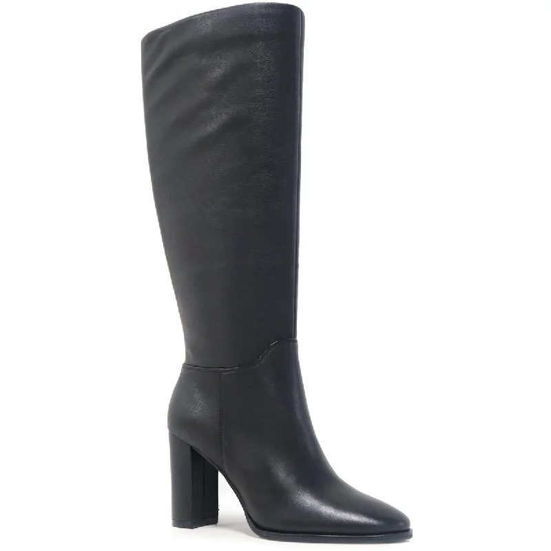 Special Offers, Don't Miss Kenneth Cole New York Womens LOWELL Leather Zipper Knee-High Boots