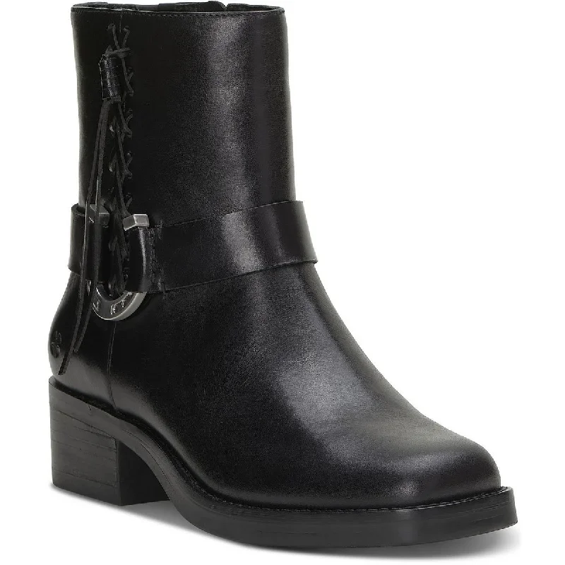Big Savings Lucky Brand Womens Kamany Zipper Square Toe Ankle Boots