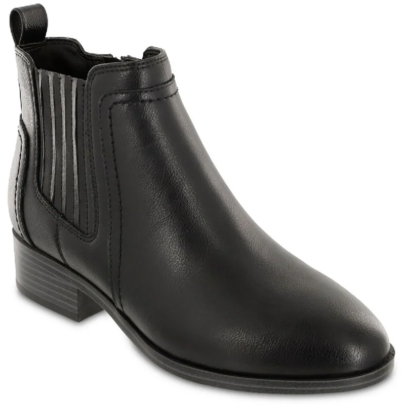 Stylish Shoe Discounts Mia Womens Belle Faux Leather Ankle Chelsea Boots