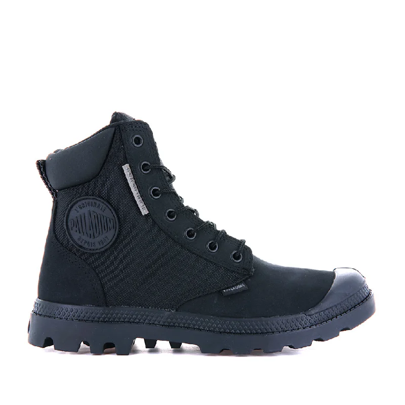Street Chic Discounts Palladium Unisex Pampa SC WPN in Black/Black