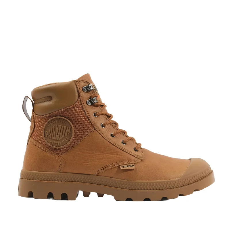Limited Time Palladium Unisex Pampa Shield WP+ Lth in Dear Brown