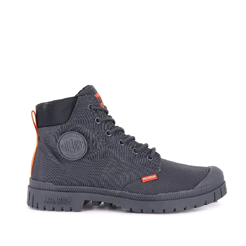 Fashionista Favorites Palladium Unisex Pampa SP20 Cuff WP+ in Asphalt