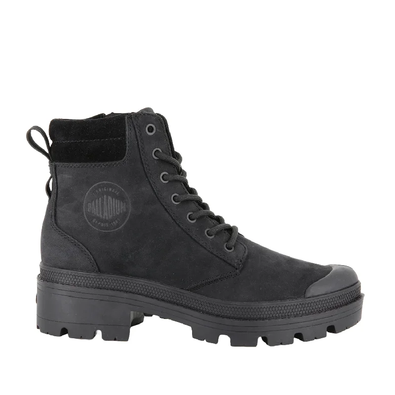 Refined Fashion Sale Palladium Women's Pallabase Hi Cuff WP in Black