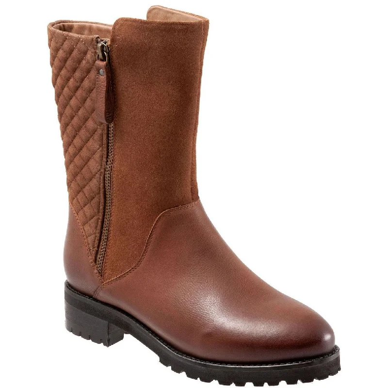 Sophisticated Street Style Offers SoftWalk Womens Mansfield Faux Leather Ankle Ankle Boots