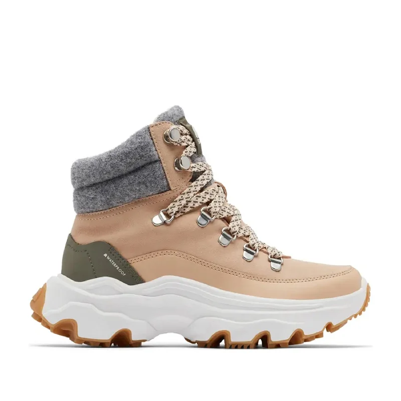 High-End Style Discounts Sorel Women's Kinetic Breakthru Conquest WP in Nova Sand, Stone Green