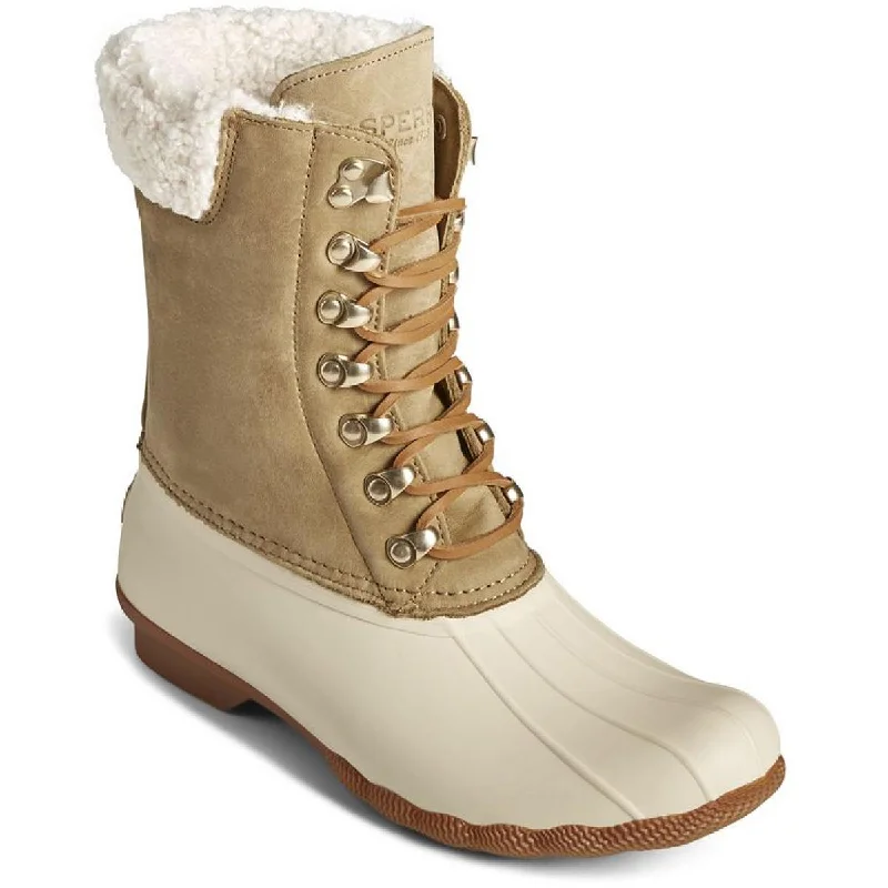 Comfortable Shoes Promotion Sperry Womens Saltwater  Leather Duck Rain Boots