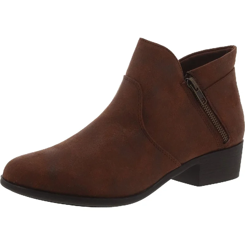Fashionista Favorites Sun + Stone Womens Adeline Block Heel Almond Toe Ankle Boots