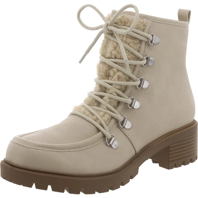 Stylish Walking Shoes Sun + Stone Womens Quiinn Lace Up Round Toe Booties