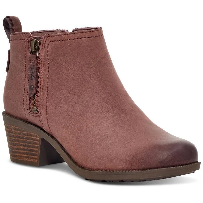 Hot Picks Teva Womens Anaya Leather Booties Ankle Boots