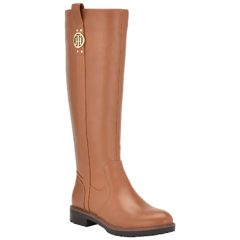 Top Brand Discounts Tommy Hilfiger Womens Febes Faux Leather Knee-High Boots