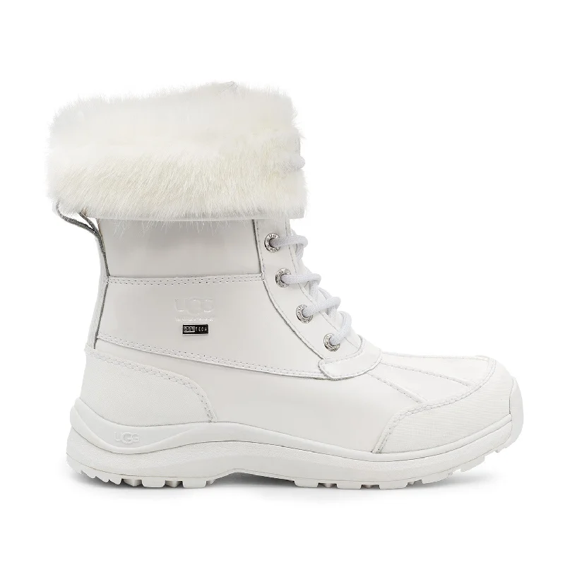 Stylish Shoe Discounts UGG Women's Adirondack Boot III in White Patent