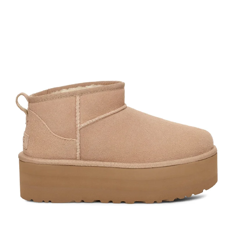 Big Savings UGG Women's Classic Ultra Mini Platform in Sand