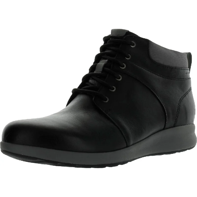 Trendy Flats Sale Unstructured by Clarks Womens Un Adorn Walk Leather Round Toe Ankle Boots