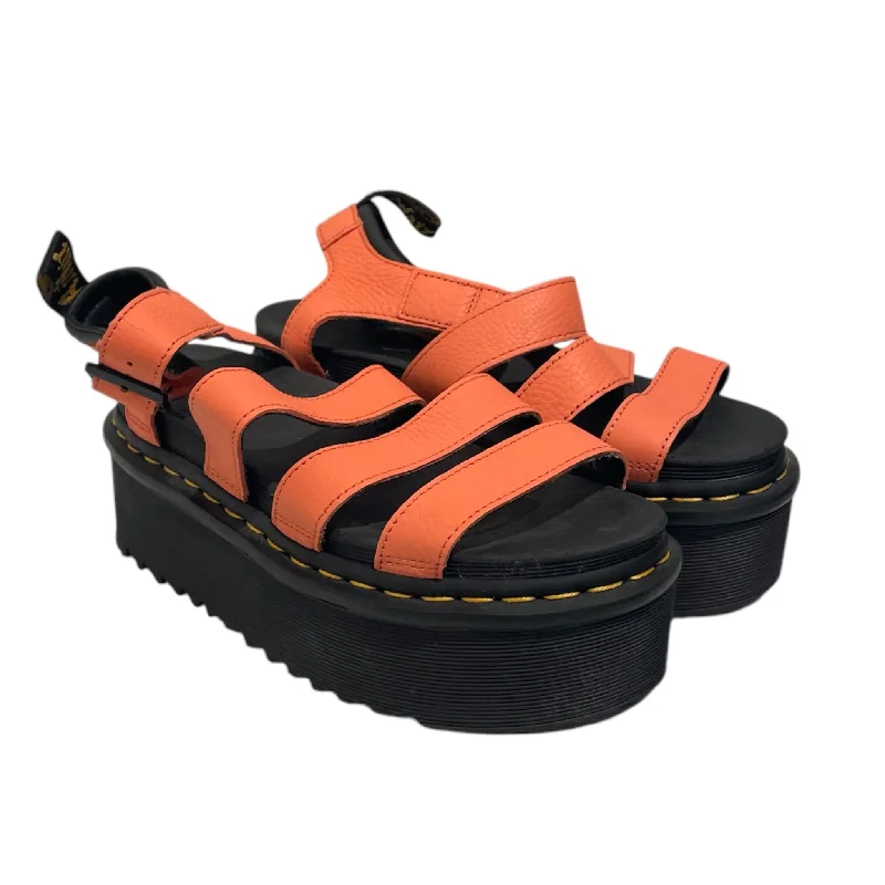 Chic Style, Always In Vogue Dr.Martens/Sandals/US 6/Orange/30704695