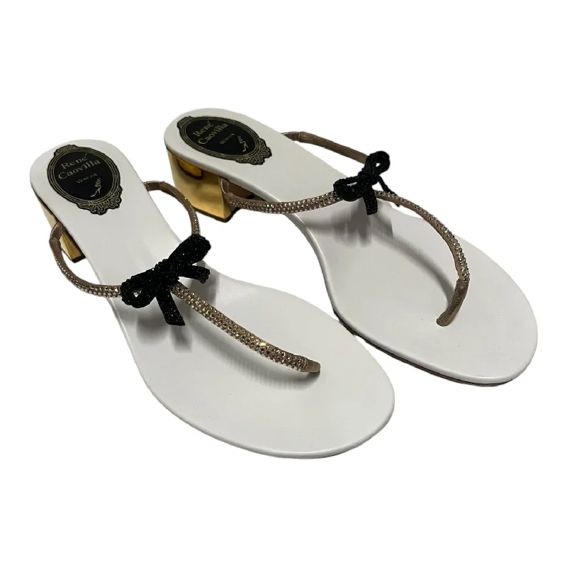 New Season Fashion Preview Rene Caovilla/Sandals/US 7/Leather/WHT/