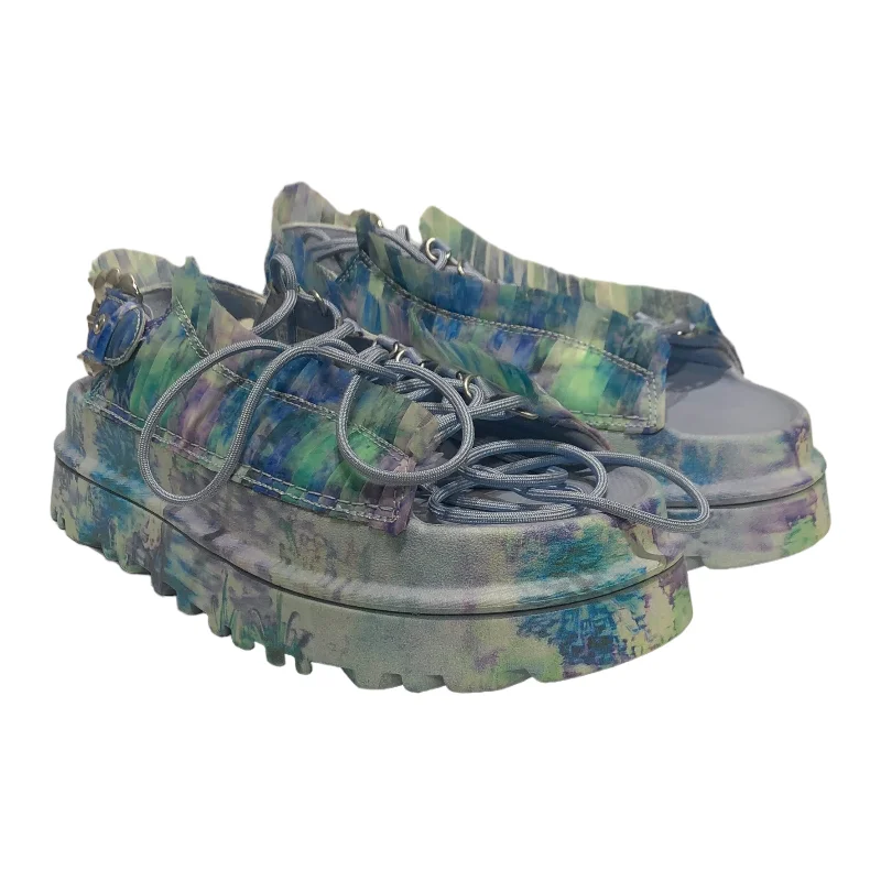 Elegant Style Collina Strada/Sandals/US 7/All Over Print/BLU/
