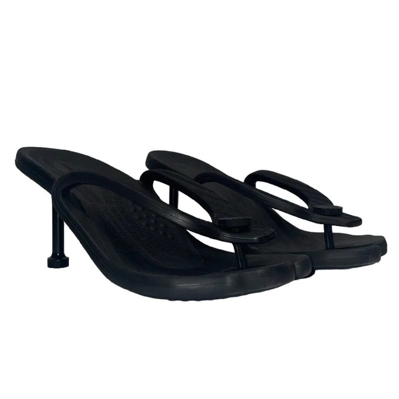 Dive Into Trendy Styles BALENCIAGA/Sandals/US 7/BLK/flip micro foam